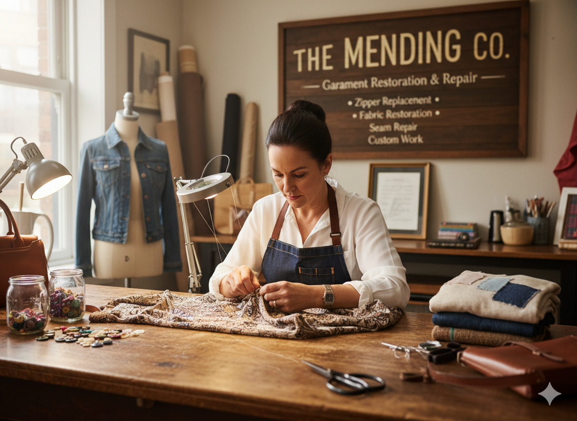Clothing repair and restoration service